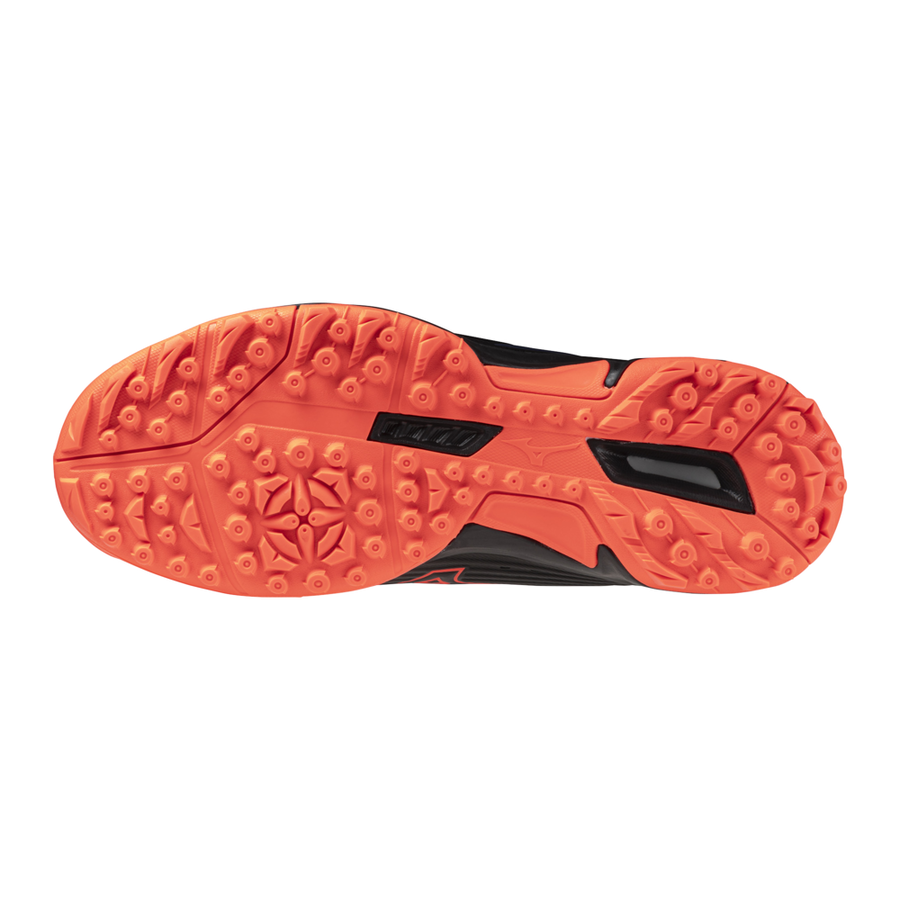 Mizuno WAVE LYNX 2 Black/Neon Flame/Peacock Blue